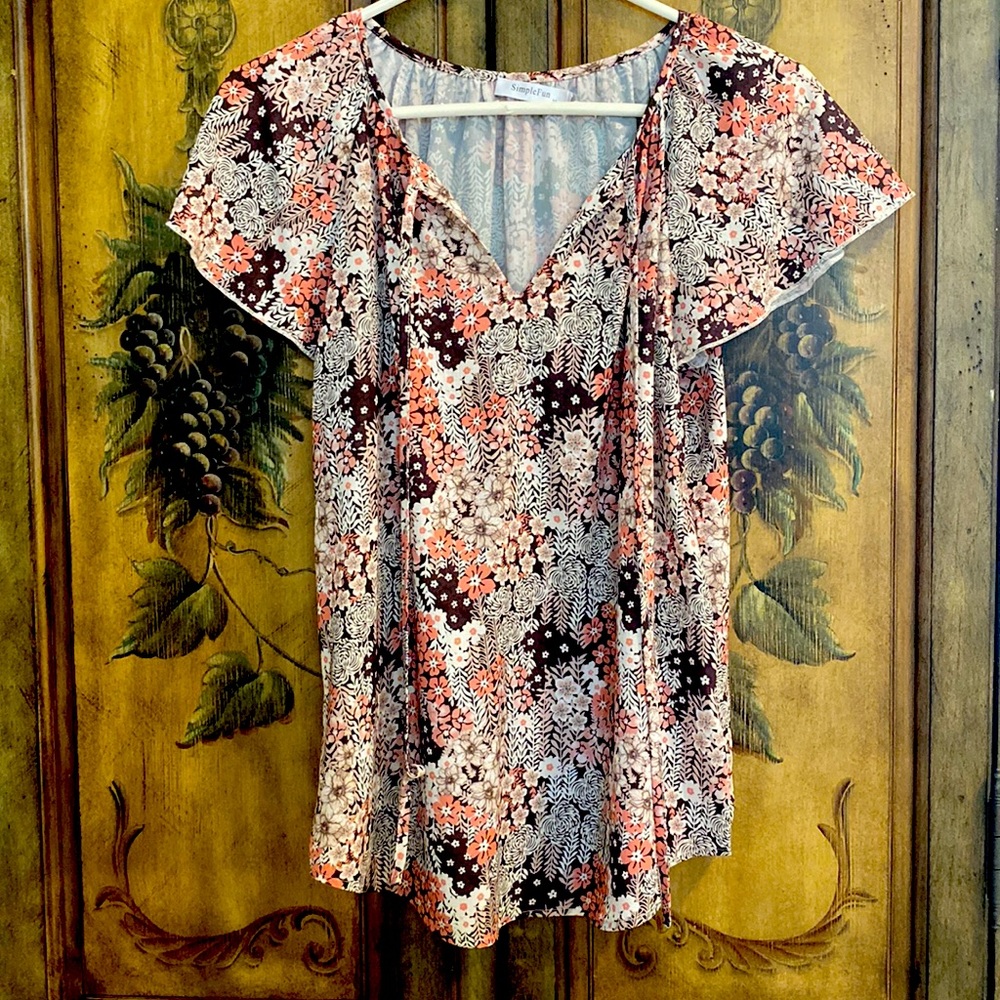 Beautiful short sleeve spring shirt